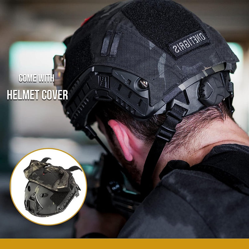 Tactical Helmet 17 丨丨MOLLE System & Rail System